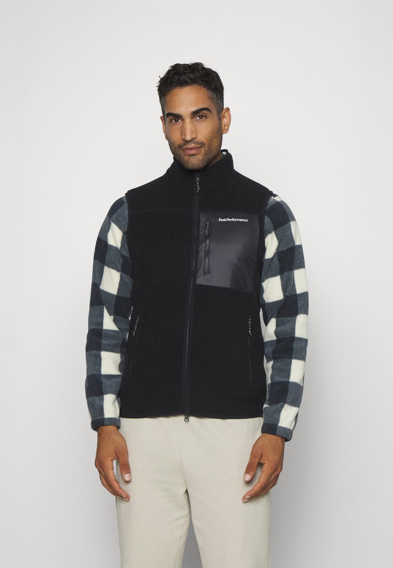 Peak Performance PILE VEST - Bodywarmer - black