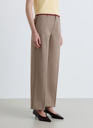 Calliope, PANTALONE LUNGO FANTASIA - Trousers - var beige