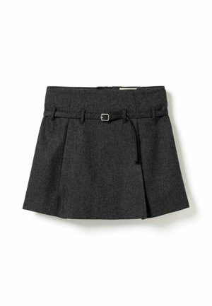 Noella, N-MADENA SKIRT - Falda acampanada - dark grey melange