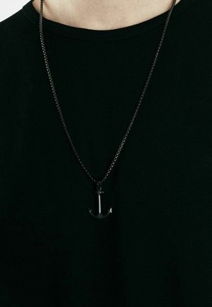PORTUS ANKER  - Necklace - matte black