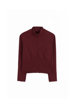aim’n®, SHAPE SEAMLESS ZIP JACKET - Trainingsvest - merlot