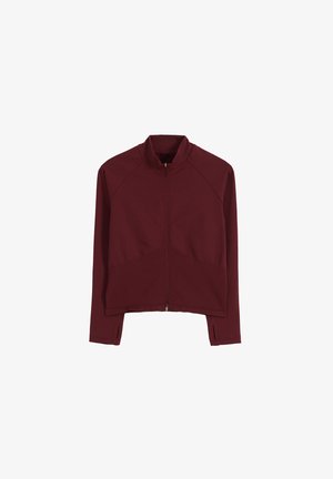 aim’n®, SHAPE SEAMLESS ZIP JACKET - Trainingsvest - merlot