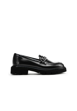 WITTCHEN WOMEN'S LOAFERS WITH CHAIN DETAIL - Moccasins - black