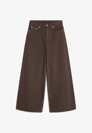ARKET, ARKET CEDAR OVERSIZED WIDE JEANS - Pernera ancha - brown