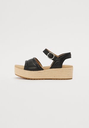 SANTORINI SUN - Espadrilles - black full grain
