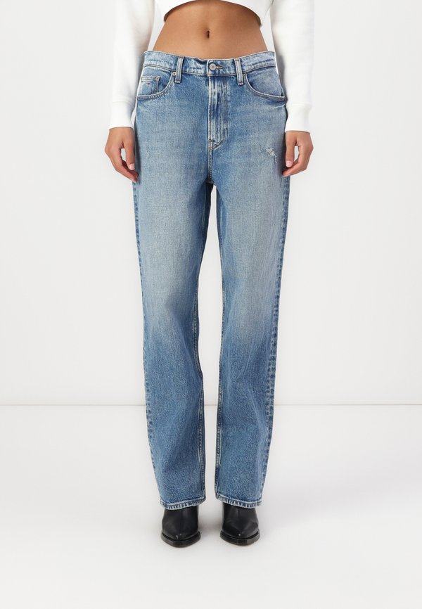 LAYLA STRAIGHT - Straight leg jeans - denim medium
