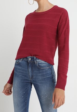 Jersey de punto - bordeaux