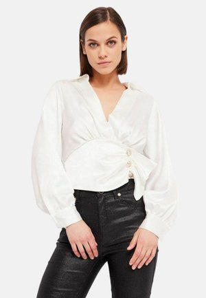 Overhemdblouse - bianco