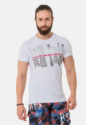 Cipo & Baxx T-shirt print - white