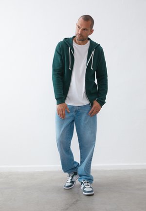 2 PACK - Zip-up sweatshirt - dark grey/dark green