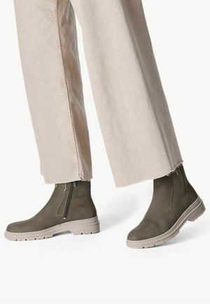 CHELSEA - Boots à talons - olive