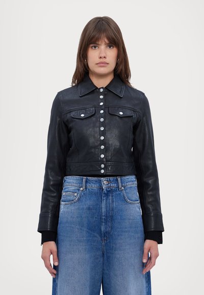 The Kooples BLOUSON CUIR - Leren jas - black