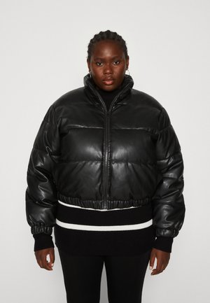 Pieces Curve PCJEVI SHORT PADDED - Talvitakki - black