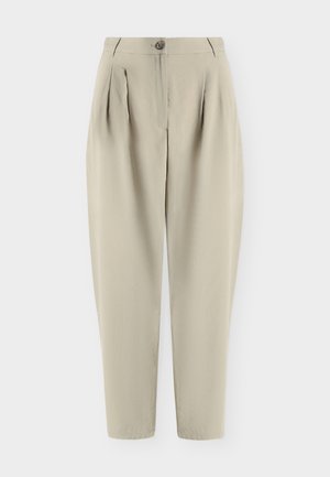 TOM TAILOR, BARREL  - Trousers - silver olive