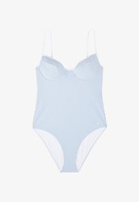 Sélectionné, seersucker brisk blue white