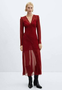 Mango - Rochie de zi - rood Imagine miniatură 1