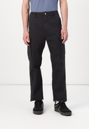 Tommy Jeans OTIS HERRINGBONE PANTS - Cargo trousers - black