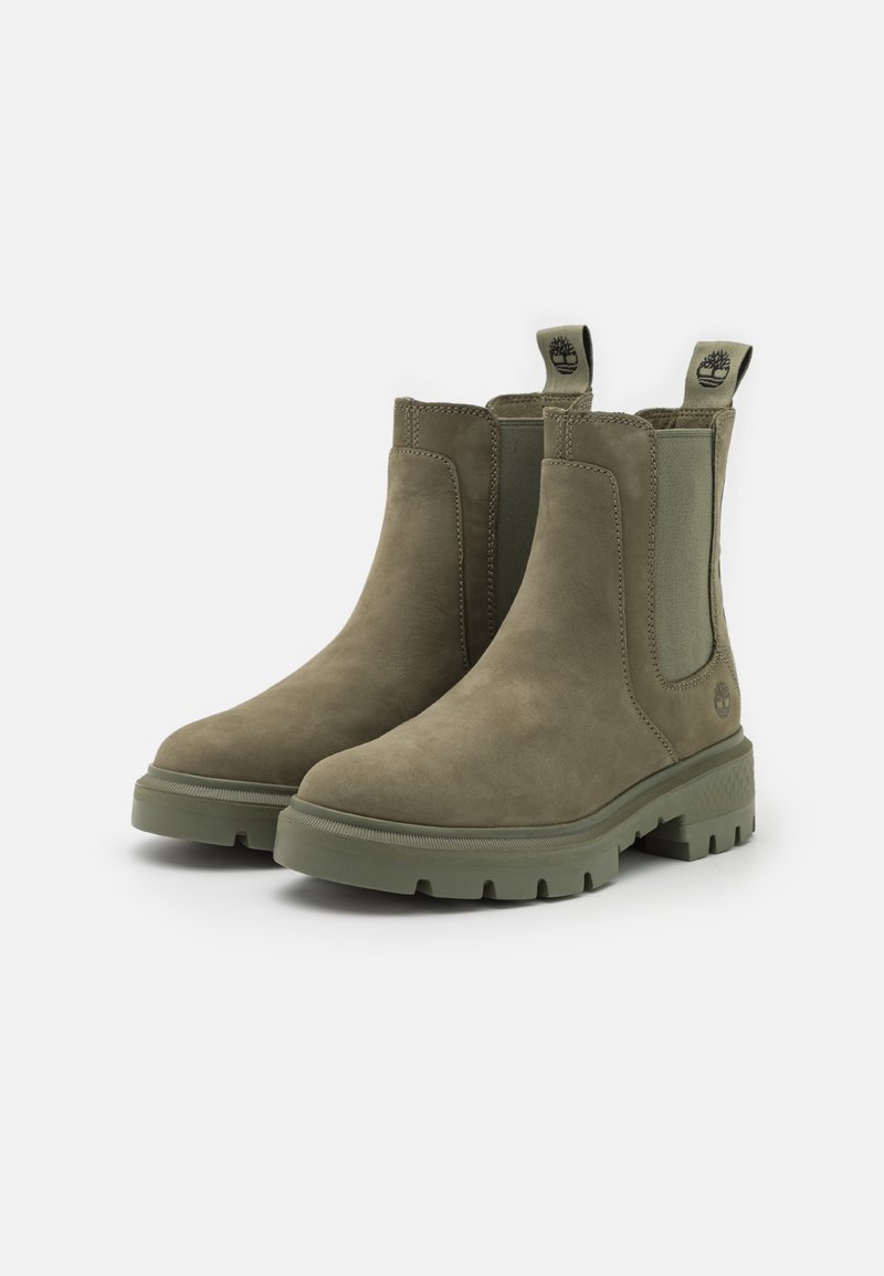timberland green chelsea boots