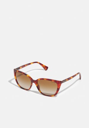Sonnenbrille - shiny sponged havana honey