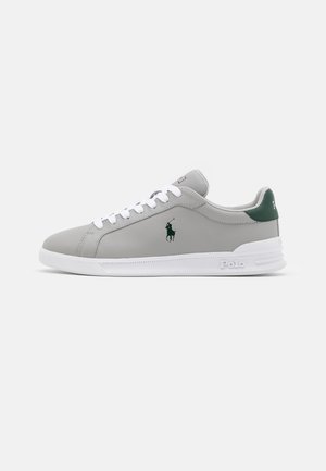 HERITAGE COURT II LEATHER TRAINER - Sapatilhas - soft grey/green
