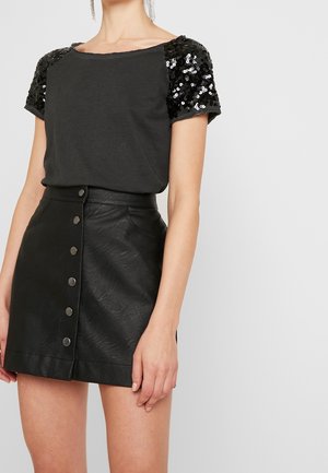 Camiseta estampada - black