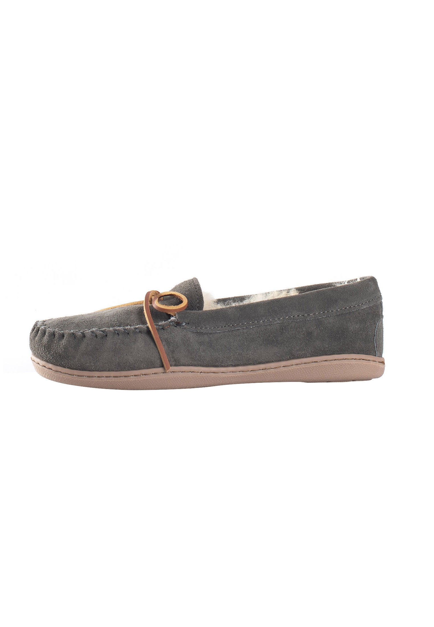 minnetonka sheepskin hardsole moc