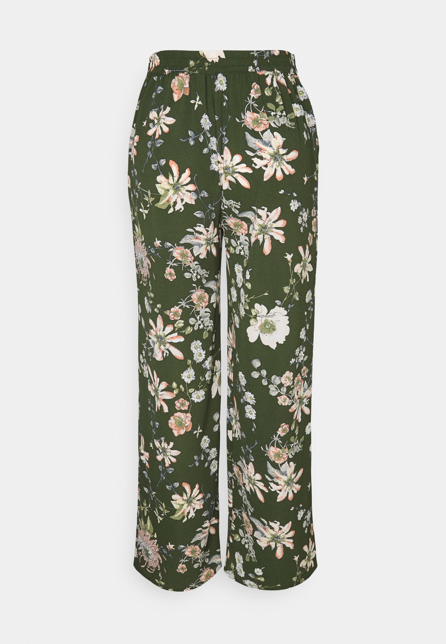 ONLY ONLNOVA PALAZZO PANT - Pantalones - ponderosa pine/green/verde -  Zalando.es