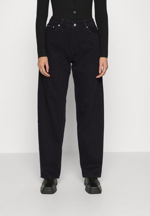 Straight leg -farkut - dark-blue denim