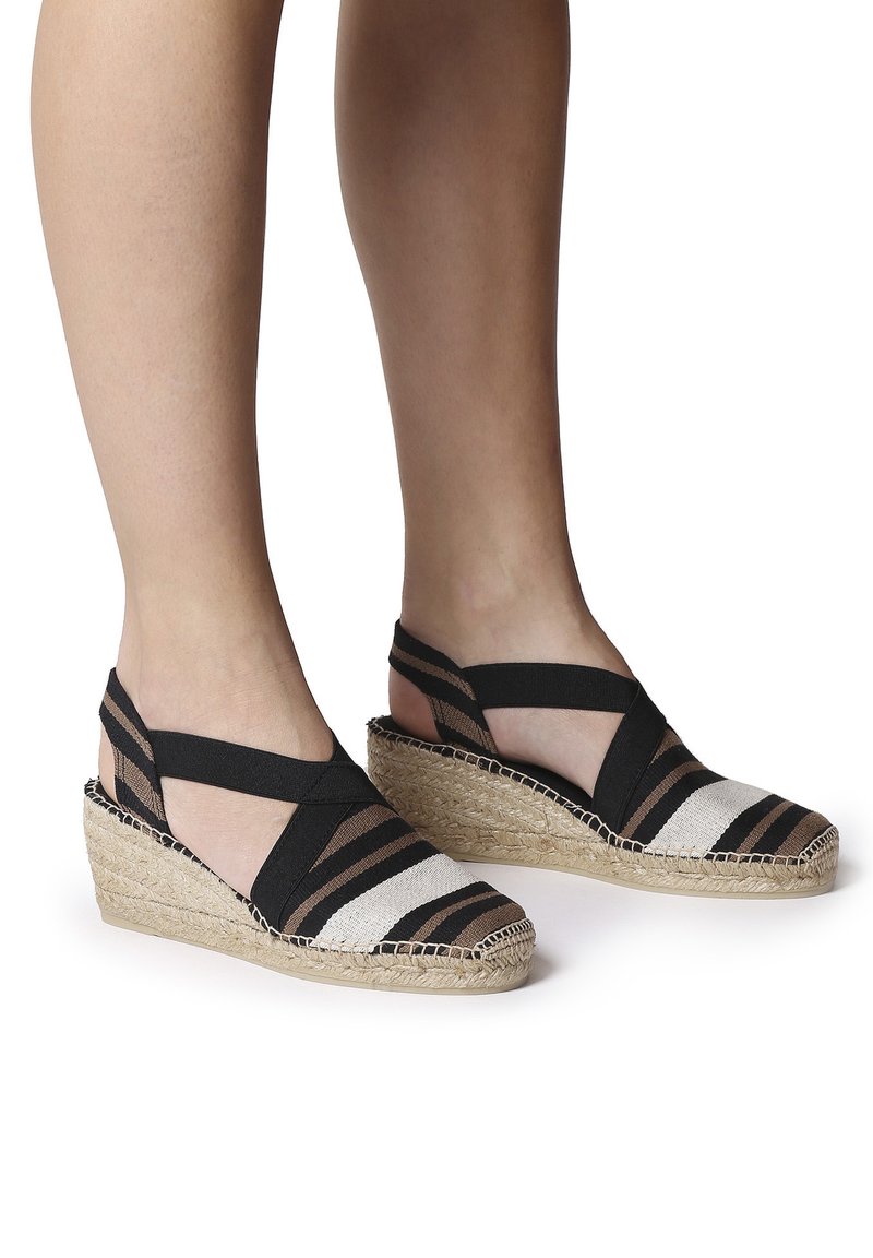 Toni Pons - TARBES - Wedge sandals - Black, Enlarge