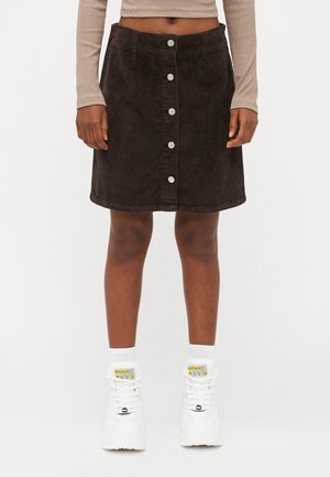 VMETTA SHORT SKATER - A-line skjørt - chocolate torte