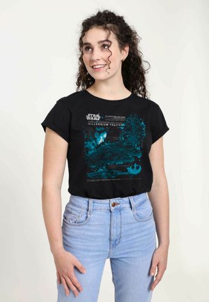 Henry Tiger STAR WARS: THE MANDALORIAN THE FALCON - T-shirt z nadrukiem