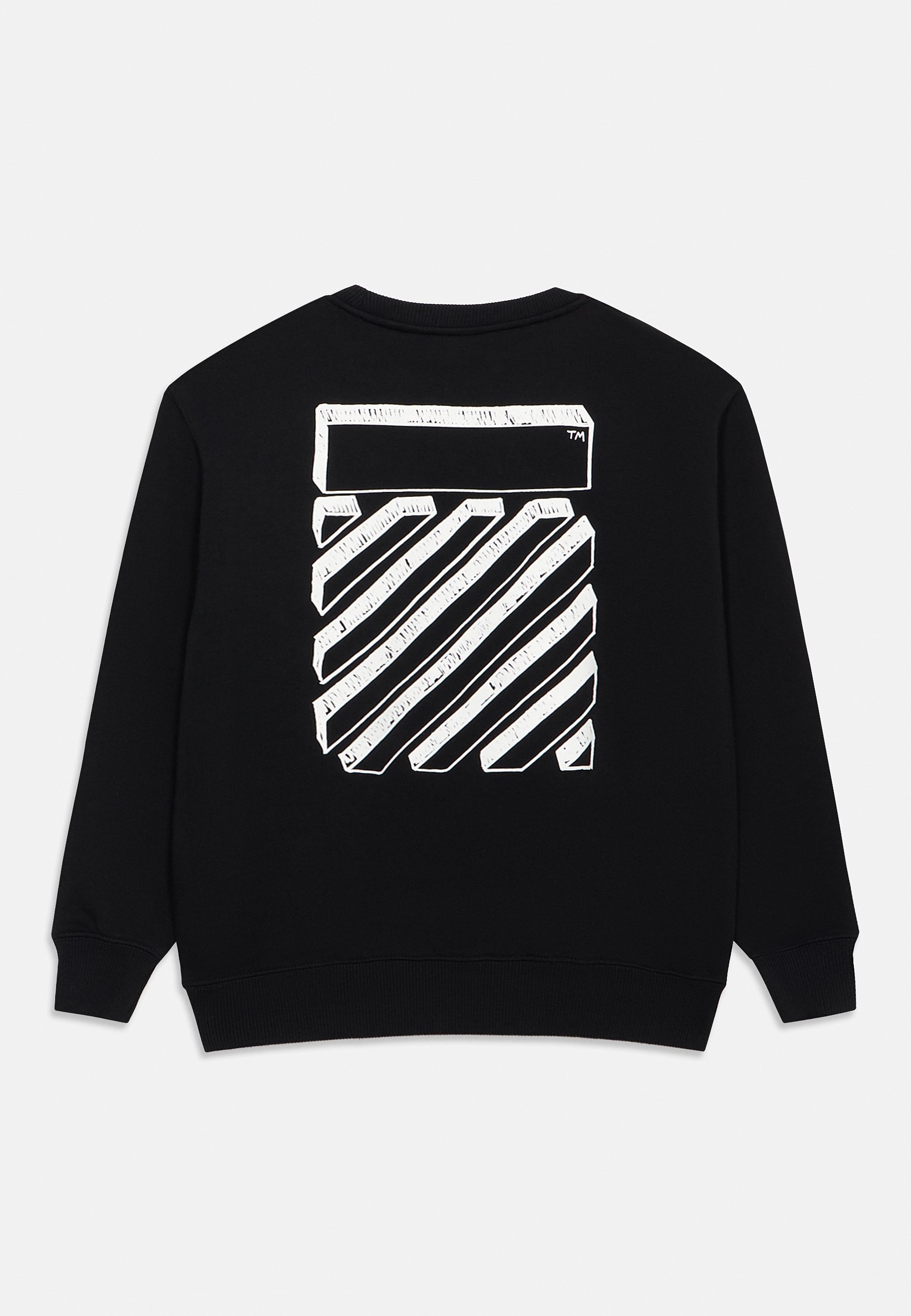 OFF-WHITE SCRIBBLE DIAG CREWNECK UNISEX - Sweatshirt - black