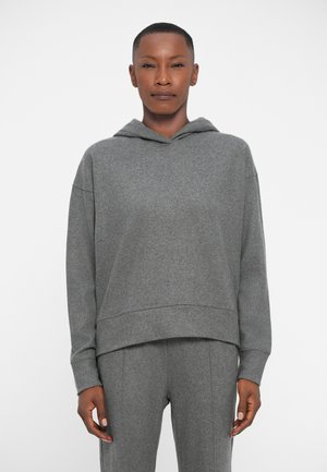 HOODED - Mikina s kapucňou - grey melange