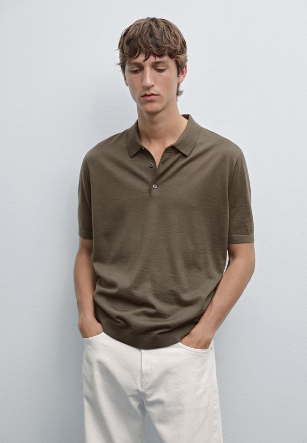 SHORT SLEEVE - Polo shirt - khaki