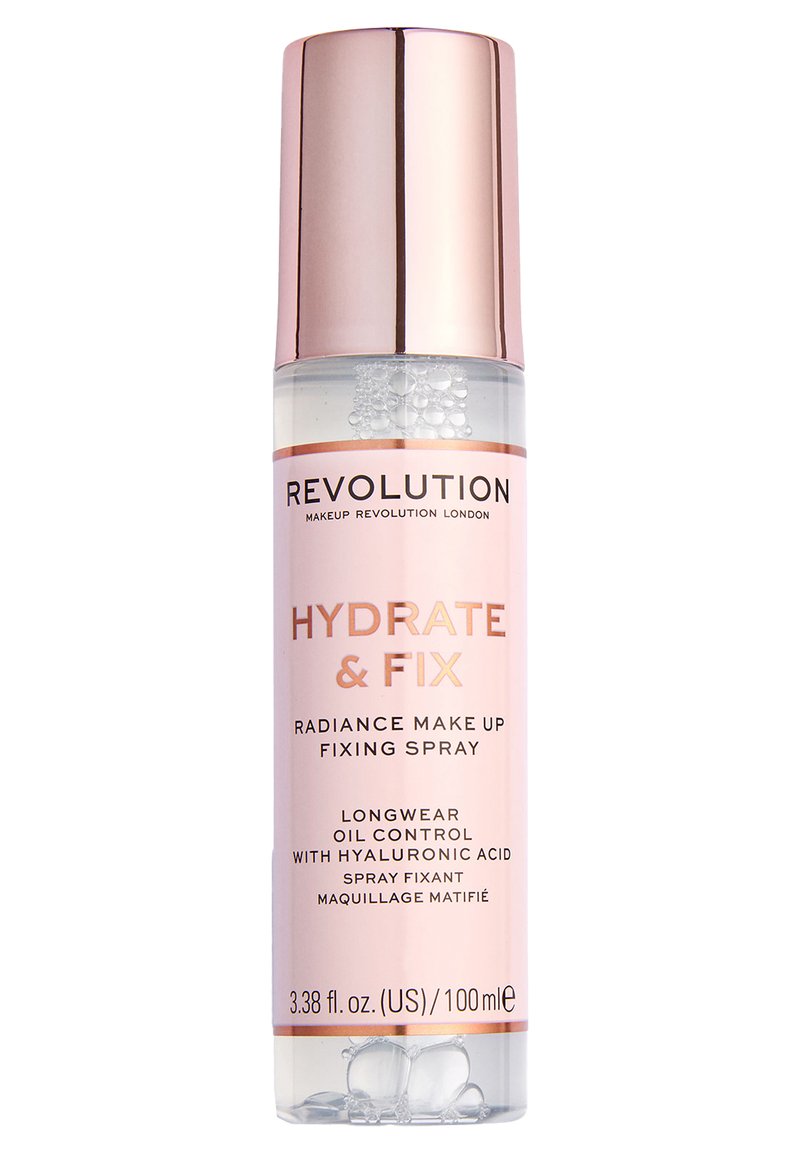 Makeup Revolution - REVOLUTION HYDRATE & FIX FIXING SPRAY - Fixeringsspray & -puder - -, Förstora