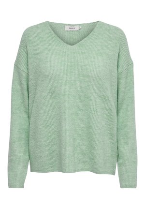 CAMILLA V-NECK L/S NOOS - Džemperis - ether