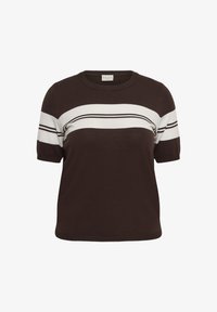 Non sélectionné, coffee bean chalk stripe