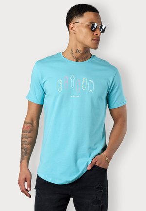 COLORED BLOWN-UP - T-Shirt print - aqua