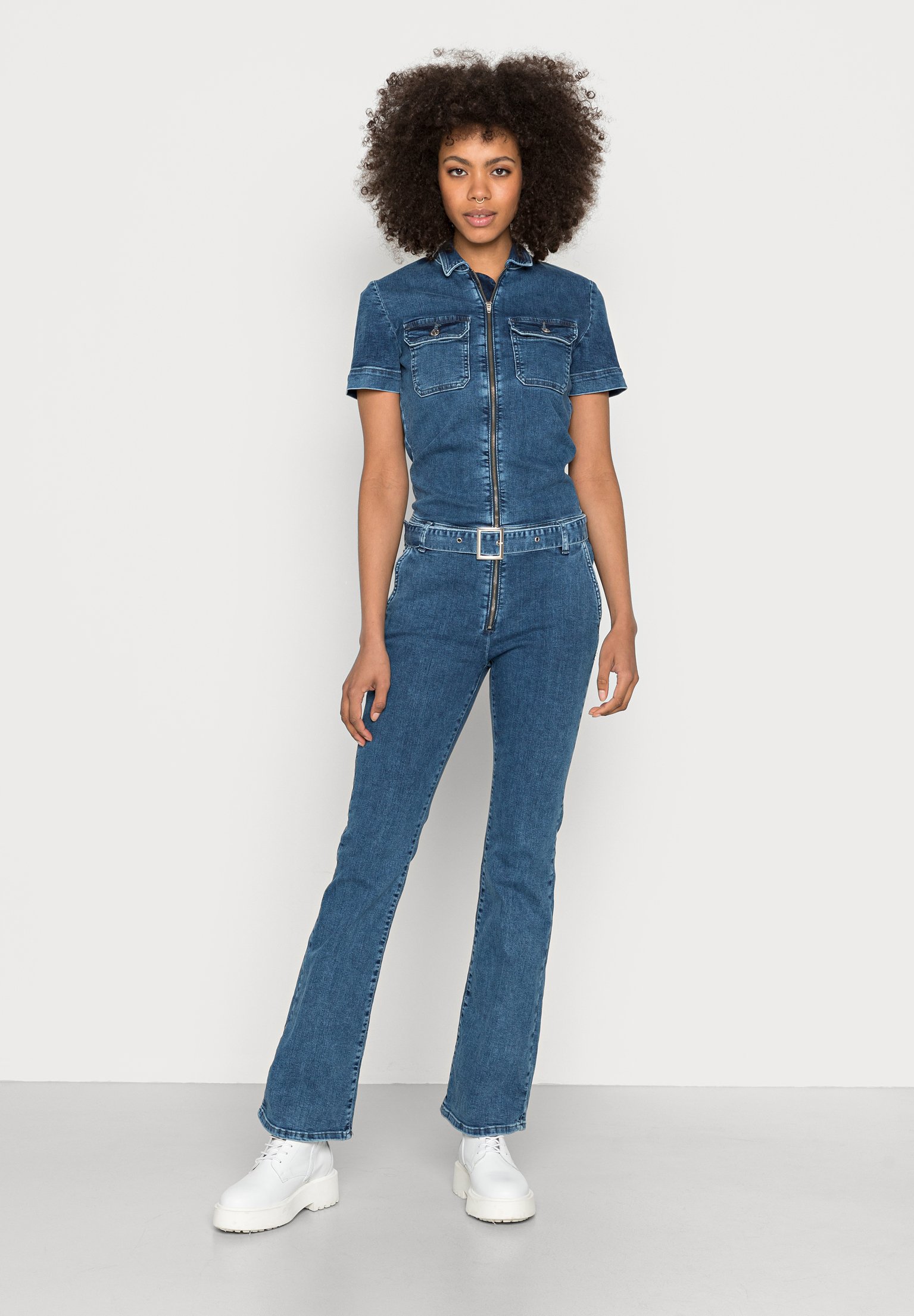 Neon \u0026 Nylon Tuta jumpsuit - medium blue denim/blu denim - Zalando.it