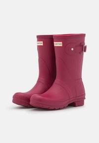 Hunter ORIGINAL WOMENS ORIGINAL SHORT - Galochas - hayes burgundy