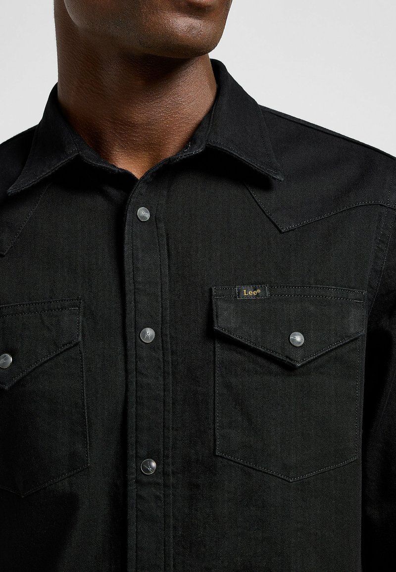 Camisa De Jean Camisa Vaquera Lee Para Hombre Corte Regular