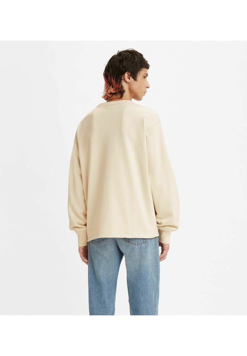 oatmeal crewneck sweatshirt