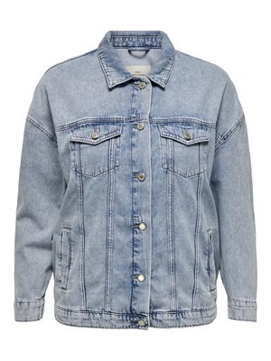 ONLY Carmakoma CARFANCY OVERSIZE JACKET - Farmerdzseki - light blue denim