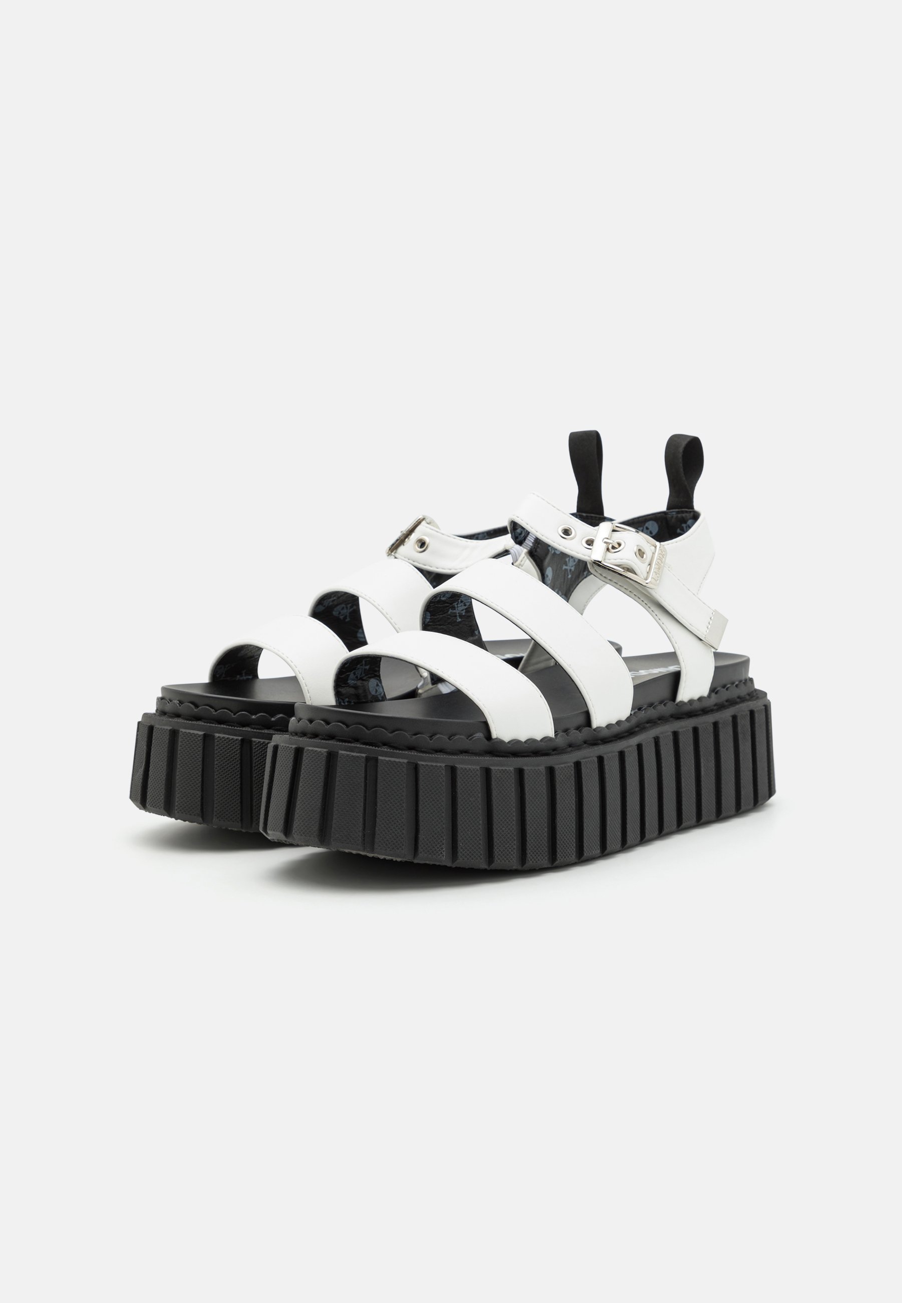 CDL Padded Platform Sandals ØMI LAMODA ON THE HORIZON - Platform sandals - white - Zalando