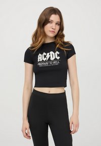 Terranova AC DC - T-shirt con stampa - nero