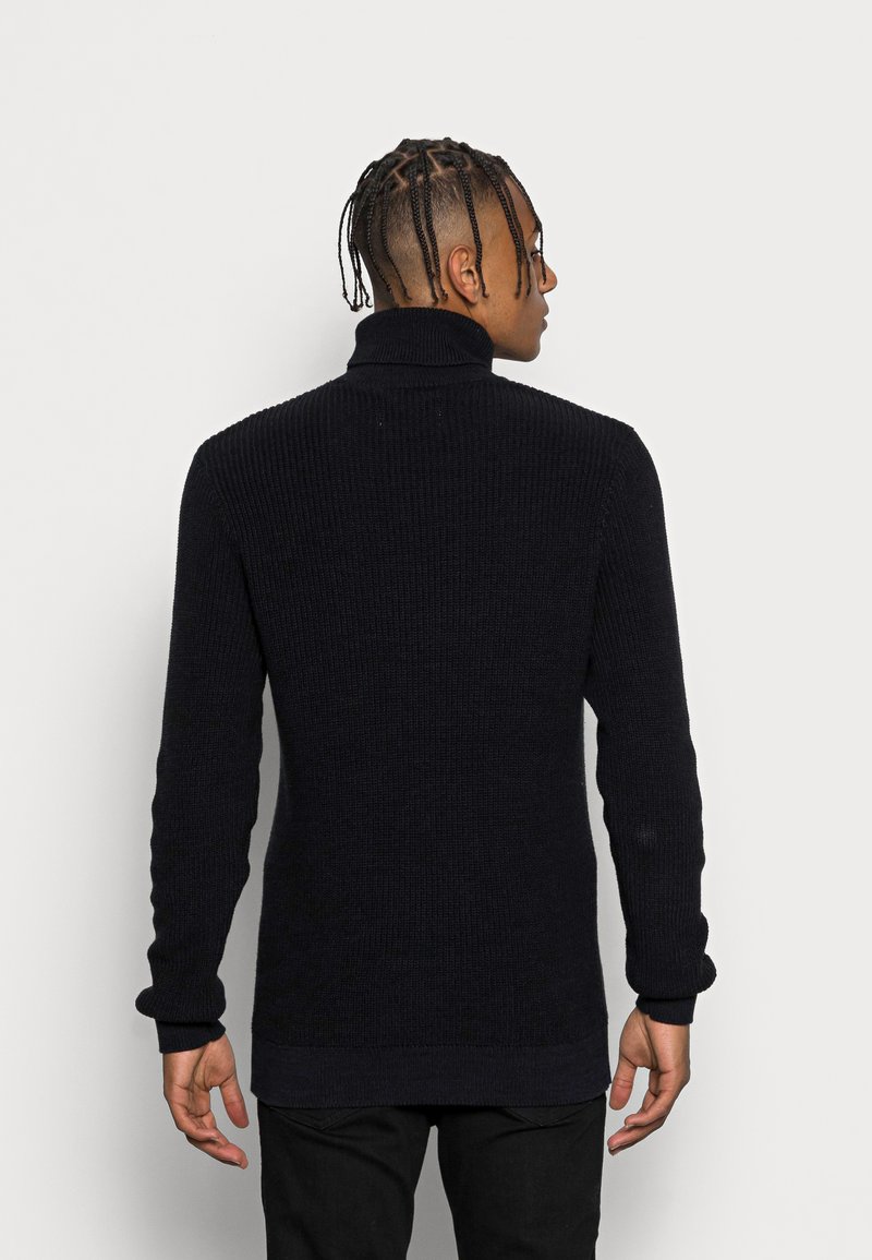 Herren Strickjacken | Jack & Jones JCOPOWER ROLL NECK Strickpullover navy/dunkelblau - TB25645 Herren Strickjacken | Jack & Jones JCOPOWER ROLL NECK Strickpullover navy/dunkelblau - TB25645