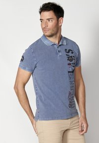Koroshi SHORT SLEEVE  - Polokošeľa - indigo blue
