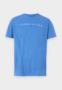 LINEAR LOGO TEE - Camiseta básica - tempo blue