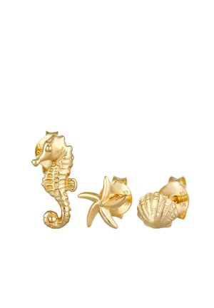 Elli 3 PACK BEACH STYLE - Auskari - gold-coloured