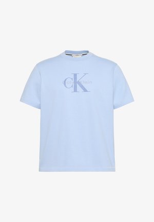 Calvin Klein Jeans, HERO MONOLOGO TEE - T-shirt con stampa - casual blue